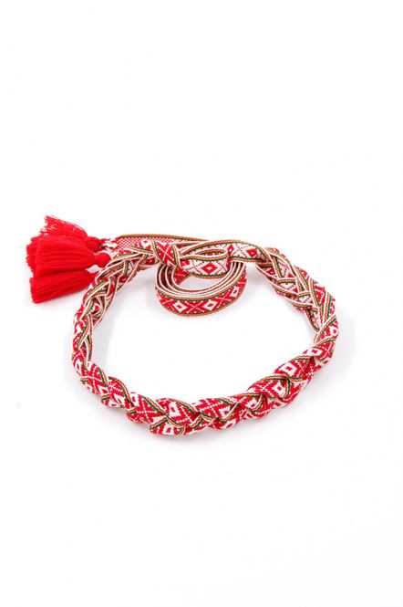 Hovedbilde Hårbånd Aust-Agder Åmli lys rød