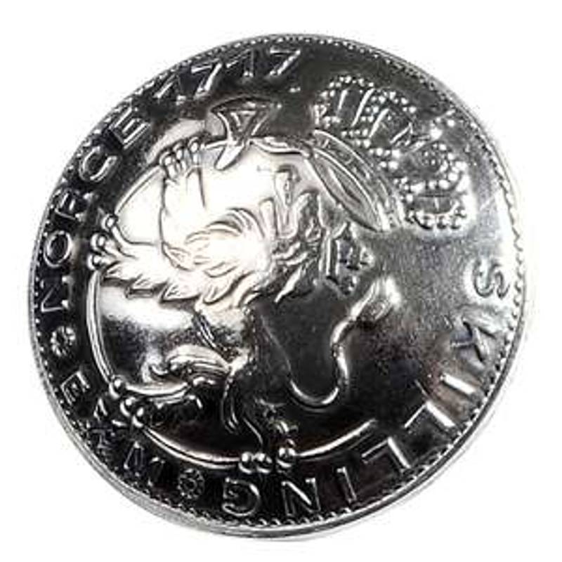 Knapp skilling 21 mm