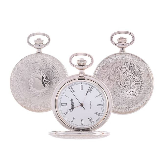 Hovedbilde Lommeur krom, mekanisk