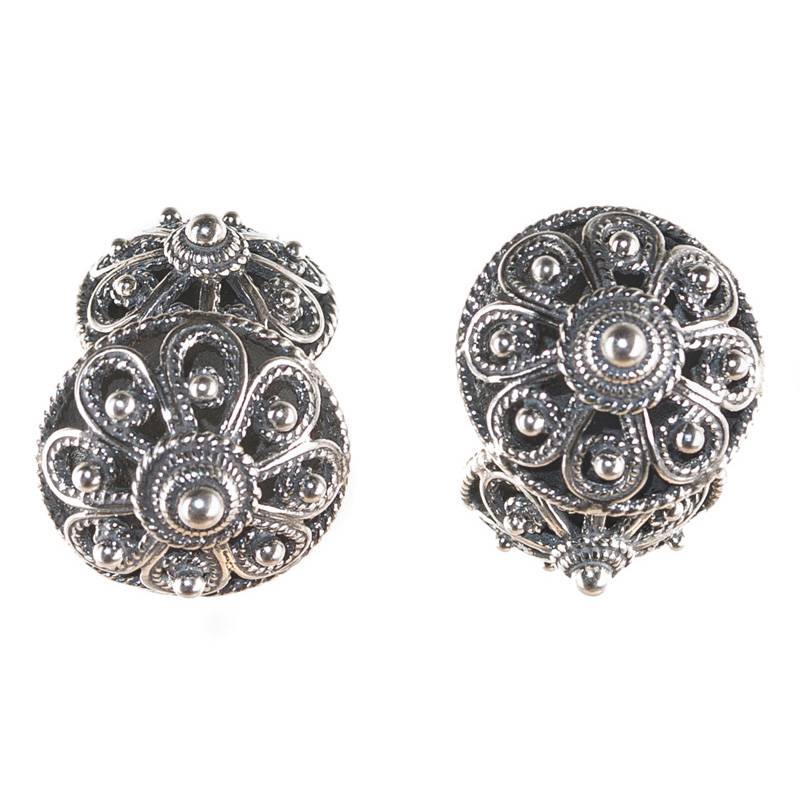 Mansjettknapper dobble Telemark oksidert