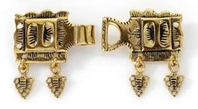 Hovedbilde Beltespenne Romerike antikkforgylt