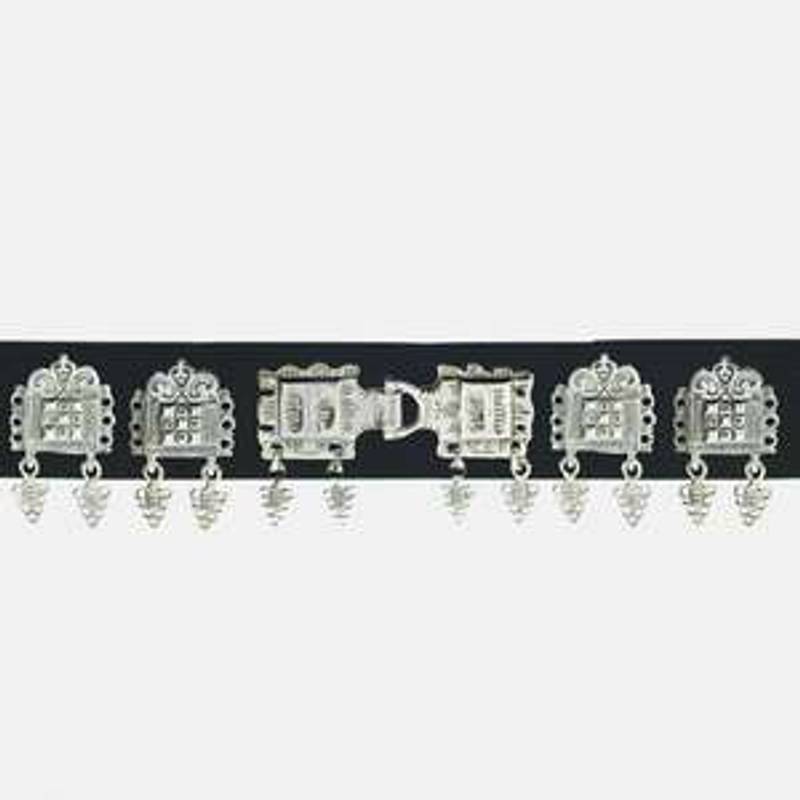 Belte komplett sort Romerike oksidert